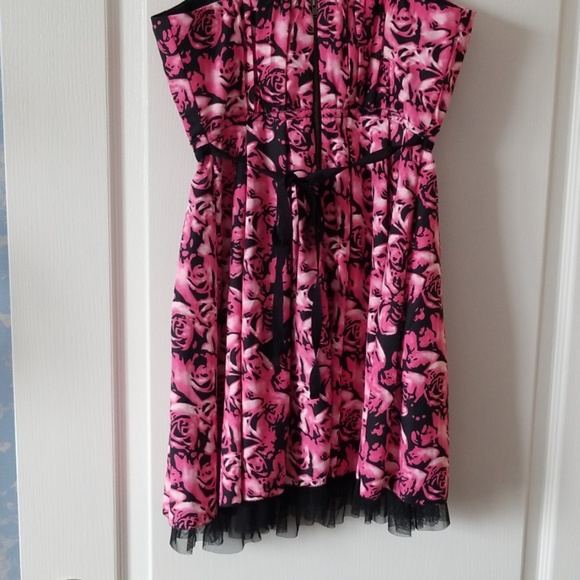 NWOT Guess Pink and Black Dress Jewel sash - Picture 6 of 8